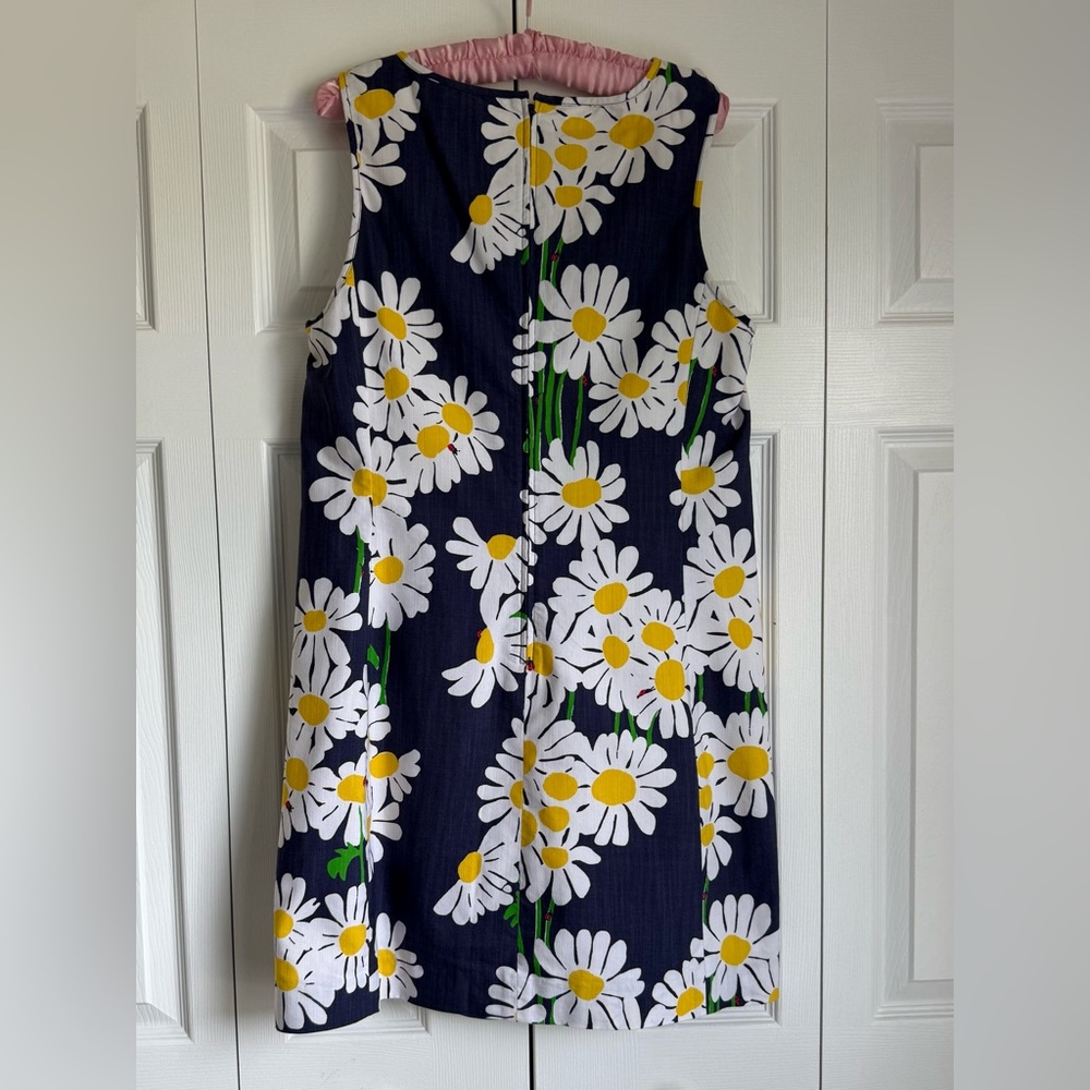 Lilly Pulitzer Navy Daisy Print Sleeveless Dress - Picture 2 of 4